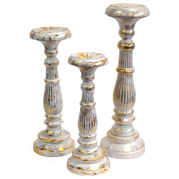 Candelabro Pequeño - Oro Blanco - Image 2